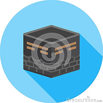 Khana Kaba Vector Illustration