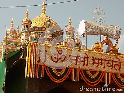Khandoba temple of Maharashtra which people trust on God from India Editorial Stock Photo