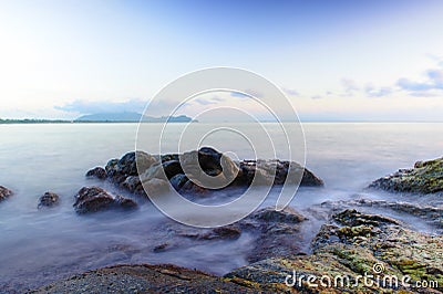 Khanom beach Stock Photo