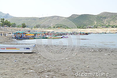 Khanpur beach Editorial Stock Photo