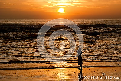 Khao Lak Sunset Stock Photo