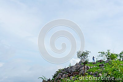 Khao Lon Adventure Point Travel location at Nakhon Nayok in Thailand Stock Photo