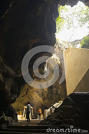 Khao Luang Cave in Phetchaburi,Thailand Editorial Stock Photo