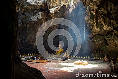 Khao Luang Cave in Phetchaburi,Thailand Editorial Stock Photo