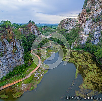 Khao Ngu stone park Stock Photo