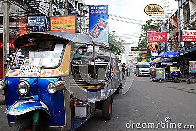 Khao San Road,Bangkok, Thailand Editorial Stock Photo