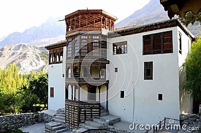 Khaplu Palace Fort Serena Hotel in Gilgit- Baltistan Northern Pakistan Editorial Stock Photo