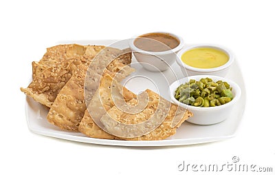 Khari Puri Stock Photo