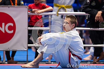 Fighters during Ukraine national challenge Brazilian jiu jitsu Editorial Stock Photo