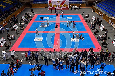 Fighters during Ukraine national challenge Brazilian jiu jitsu Editorial Stock Photo