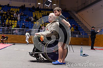 Fighters during Ukraine national challenge Brazilian jiu jitsu Editorial Stock Photo