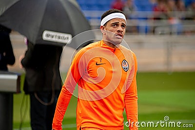 Taison before the match of Ukrainian Premier League FC Shakhtar Donetsk vs FC Olexandriya Editorial Stock Photo