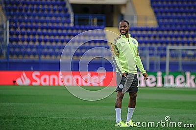 UEFA Champions League match Shakhtar - Manchester City at Metalist Stadium Editorial Stock Photo