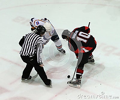 Kharkov- Donbass ice hockey match Editorial Stock Photo