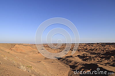 Khermen Tsav Canyon, one of the most beautiful place in Western Gobi, Mongolia Stock Photo