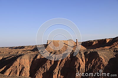 Khermen Tsav Canyon, one of the most beautiful place in Western Gobi, Mongolia Stock Photo