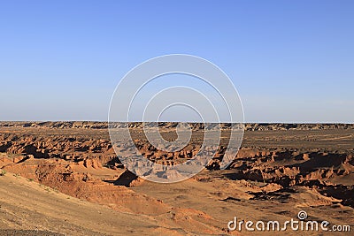 Khermen Tsav Canyon, one of the most beautiful place in Western Gobi, Mongolia Stock Photo