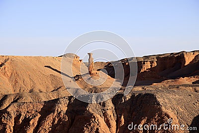 Khermen Tsav Canyon, one of the most beautiful place in Western Gobi, Mongolia Stock Photo