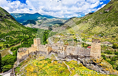 Khertvisi fortress in Meskheti, Georgia Stock Photo