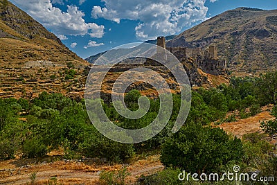 Khertvisi fortress in Georgia Stock Photo