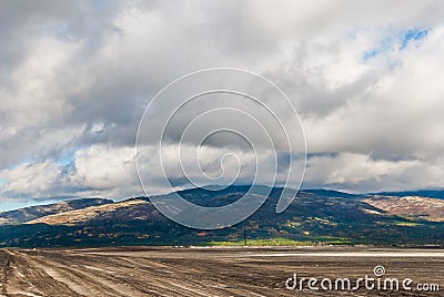 Khibiny mountain range on the Kola Peninsula Stock Photo