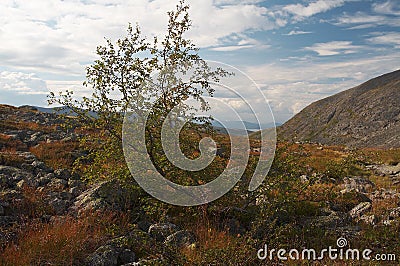 The Khibiny Mountains Stock Photo