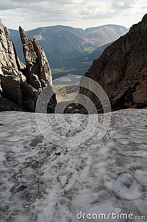 The Khibiny Mountains Stock Photo