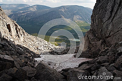 The Khibiny Mountains Stock Photo