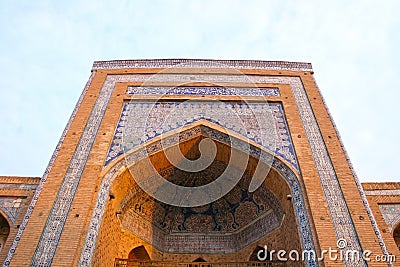 Historic architecture of Itchan Kala, walled inner town. UNESCO World Heritage Site. Editorial Stock Photo