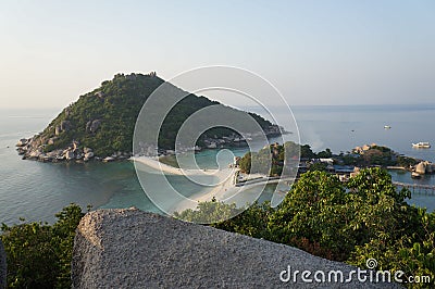 Kho Nang Yuan resort, Thailand Stock Photo