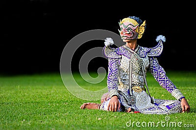 Khon-Thai Dance Stock Photo