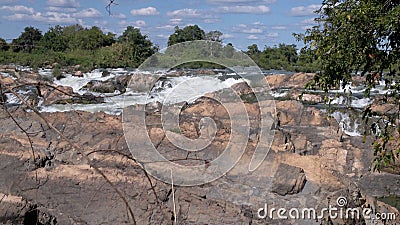 Khone Phapheng Falls Stock Photo