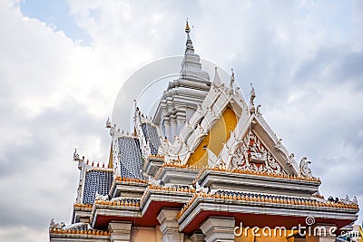 Khonkaen city pillar, Thailand. Stock Photo