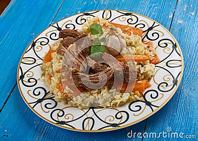 Khorezm Plov Stock Photo