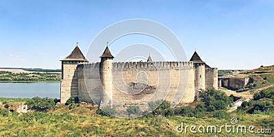 Khotyn fortress Stock Photo