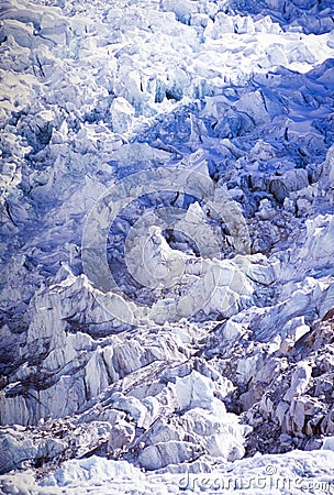 Khumbu Icefall Stock Photo
