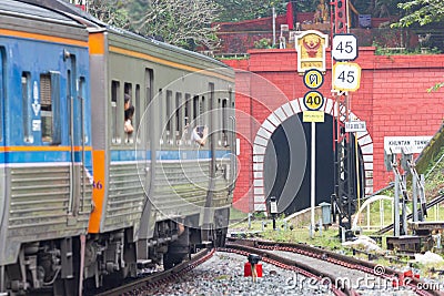 Khun Tan Tunne - Lampang Thailand - Oct 14, 2018:- Khun Tan railway station i Editorial Stock Photo