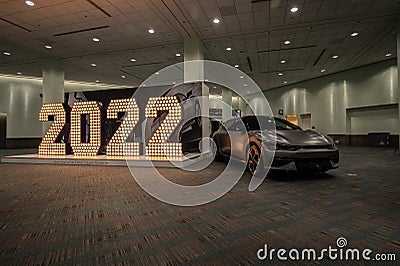 Kia EV6 showcased at the LA Auto Show Editorial Stock Photo
