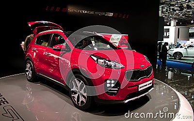 KIA Sportage at the IAA Cars Editorial Stock Photo