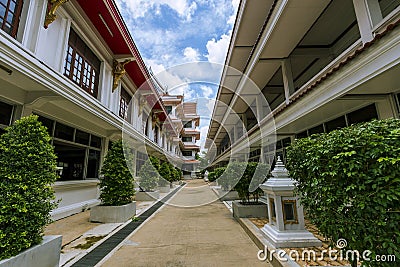 Kian Kate Temple Thanyaburi in Pathum Thani Province Stock Photo