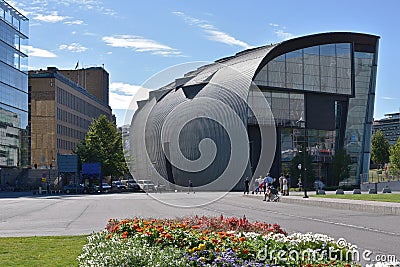 Kiasma art museum, Helsinki Finland Editorial Stock Photo