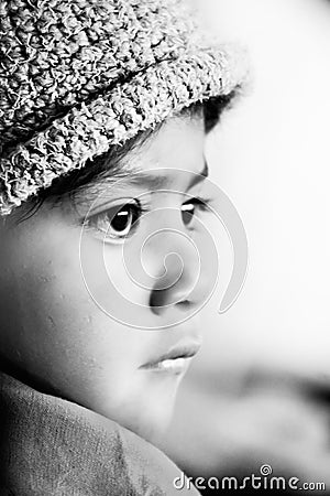 Kichwa kid Editorial Stock Photo