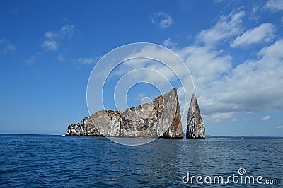 Kicker Rock Galapagos Stock Photo