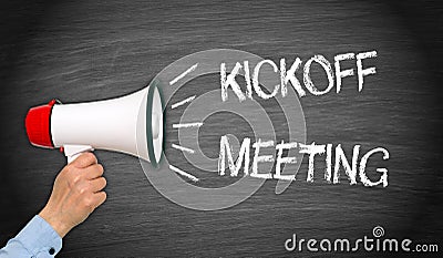 Kickoff Meeting Stock Photo