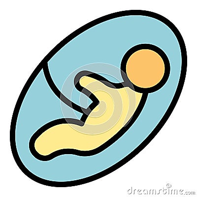 Kid birth icon vector flat Stock Photo