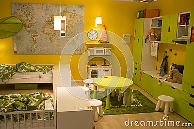 Kid's room furniture store Editorial Stock Photo