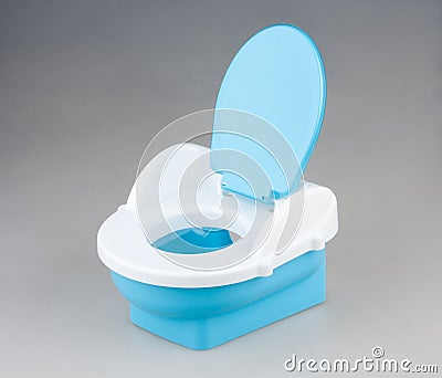 Kid's toilet bowl Stock Photo