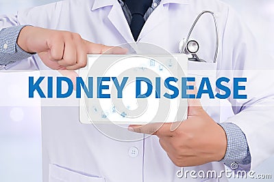 KIDNEY DISEASE Stock Photo