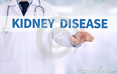 KIDNEY DISEASE Stock Photo