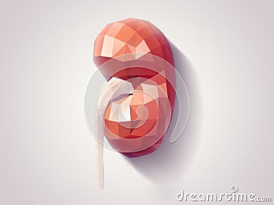 Kidney faceted Stock Photo
